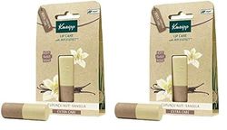 Kneipp, Bálsamo Labial Extra Care, Reparador, Protector e Hidratante de Labios con Efecto Prolongado, 100% Natural, con Manteca de Cupuaçu y Extracto de Vainilla, Aroma a Vainilla (Paquete de 2)