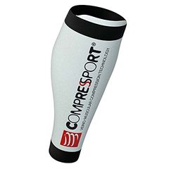 Kompressport vadhylsa Calf R2 v2, vit, T4