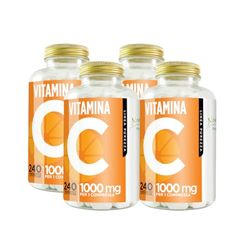 Vitamina C 1000mg ad Alto Dosaggio, 960 Compresse Vegan per 8 mesi, Vitamina C Pura Compresse, Integratore Difese Immunitarie, Vitamin C Concentrata Acido Ascorbico