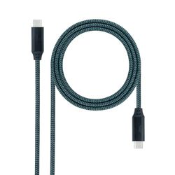 USB 3.2 Gen 2x2 kabel, 100 W, 4 K/60 Hz, USB-C M/M, 0,5 m, ideaal voor snelle overdracht en aansluiting van HD-apparaten.