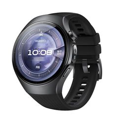 HUAWEI WATCH 5, 46mm Smartwatch, Multi-sensing X-TAP, Health MOT, Running Watches, Real-Time Fingertip Blood Oxygen, up to 11 Days Battery Life, eSIM, Aerospace-Grade Titanium, iOS & Android, Black