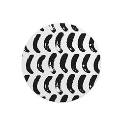 Questo Casa, Round Digital Printed Mouse Pad, Non-Slip Base, for Office and Home, Diameter:22cm