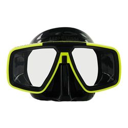 AQUALUNG LOOK - Duikmasker voor volwassenen met dubbel gehard glas, veelzijdig ontwerp voor alle gezichten, 360° wijzerplaatgespen, verbeterde waterdichtheid, ideaal voor duiken