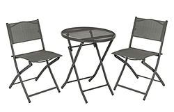 Bo-Camp Bistro, Set bistrot Unisex-Adulto, Grigio, Taglia Unica