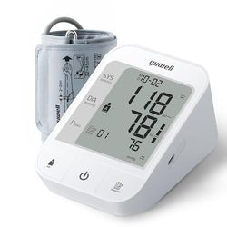yuwell Blood Pressure Monitor YE670A, Extra Large Upper Arm Cuff, Digital BP Machine &Pulse Rate Monitoring with Voice Broadcasting Function (YE670A)