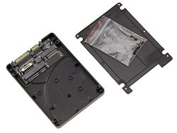 KALEA-INFORMATIQUE Caja para SSD mSATA y/o M2 SATA a SATA 15+7 en Formato SATA 2.5 HDD