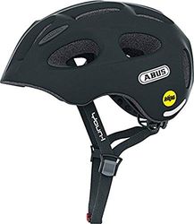 ABUS Youn-I MIPS Kinderhelm - Moderne Fietshelm voor Kinderen - Voor Meisjes en Jongens - Zwart, Maat S