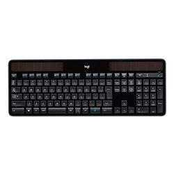 Logitech K750 Wireless Solar Keyboard for Windows, QWERTY Pan Nordic Layout - Black