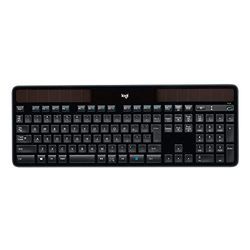 Logitech K750 Tastiera Solare Wireless per Windows, Layout Spagnolo QWERTY - Nero