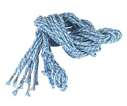 Kerbl 29577 Ställningsstickad 10-pack 2,5 m blå-vit