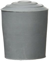 Sysfix 3170703 Lot de 4 embouts en caoutchouc pour déambulateur, diamètre 25 mm, couleur gris