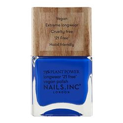 Nails.INC 73% Plant Power Nail Polish, Long Lasting Nail Color Lasts Up to 10 Days, Quick Drying, Cruelty Free, Vegan, 21 Free Formula, Inner Peace of Me, (14ml)