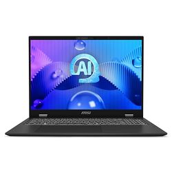 MSI Prestige 16 AI Studio B1VGG-048FR Intel Core Ultra 7 155H Ordinateur portable 40,6 cm (16") Quad HD+ 32 Go LPDDR5-SDRAM 1 To SSD NVIDIA GeForce RTX 4070 Wi-Fi 7 (802.11be) Windows 11 Pro Gris