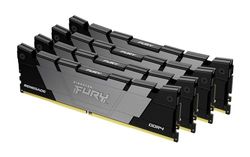 Kingston FURY Renegade 128GB 3600MT/s DDR4 CL18 DIMM (Kit of 4) Desktop Gaming Memory - KF436C18RB2K4/128