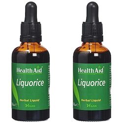 HealthAid Liquorice (Glycyrrhiza glabra) 50ml Liquid (Pack of 2)