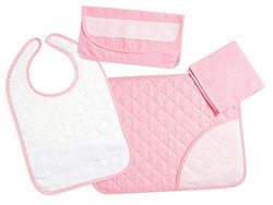 Filet Rosa Pappa och avvänjningsset, en storlek (4 pack) Unisex-Baby