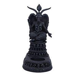 Nemesis Now Baphomet's Devotion - Portacandele da tè, 17 cm, colore: Nero