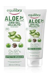 Equilibra Cuerpo de Aloe Crio-Gel Celulitis, Gel Fresco a Base de Aloe Vera y Aloe 3+, Favorece la Circulación Periférica, Contrasta Retención Hidrica, Celulitis y Piel de Cáscara de Naranja, 200 ml