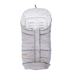 DOMIVA Outdoor Indoor Voetenzak Imp Stars 100 cm Grijs, Graue Sterne