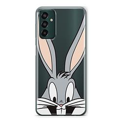 ERT GROUP mobiltelefonfodral för Samsung M13 4G originalt och officiellt licensierat Looney Tunes mönster Bugs 001 optimalt anpassad till formen på mobiltelefonen, gedeeltelijk transparant
