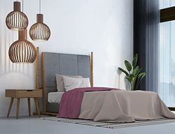 Italian Bed Linen Trendy Chic Bed Set, Vinaceo, Single