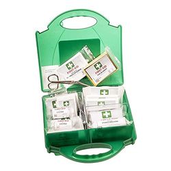 Portwest Workplace First Aid Kit 25 , Color:Green, Size:L23cm x W23cm x H9.5cm , FA10GNR