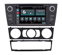 Autoradio Custom Fit per BMW Serie 3 Android GPS Bluetooth WiFi Dab USB Full HD Touchscreen Display 7" processore 8core e comandi vocali