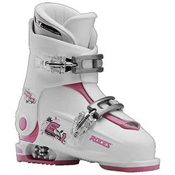 ATOMIC Idea Up 19.0-22.0 Chaussures de Ski réglables pour Enfant, Blanc/Rose foncé, 30-35