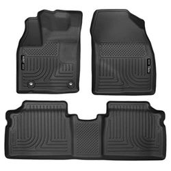 Husky Liners - 98931 Fits 2013-15 Toyota Prius Plug-In Weatherbeater Front & 2nd Seat Floor Mats Black