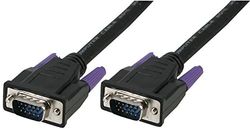 Pro Signal PSG03731 Fully Wired 15 Pin SVGA Male to Male Monitor Lead, 2m, Black