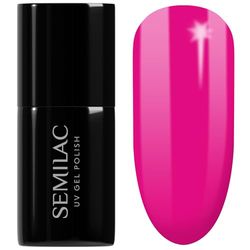 SEMILAC Gel Nail Polish 121 Ruby Charm - Full Coverage Gel Polish - Soak Off Easy To Use LED/UV Nail Lamp - Long Lasting Manicure and Pedicure up to 3 weeks