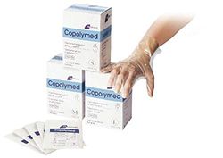 Meditrade 8092 M copolyme indagine sterile guanto protettivo paio di modo, confezione sterile, senza cipria, misura media (Confezione da 100)