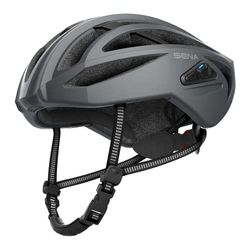 Sena R2 Evo Casque de vélo de Route (Matte Gray, S)