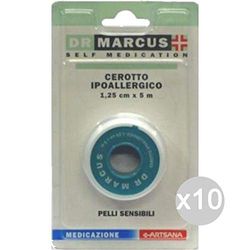 Marcus Set 10 Dr Rocchetto Cm.1,25 Ipoallergenico Cerotto Parafarmacia, Multicolore, Unica