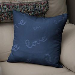 BonaMaison Fundas para Cojínes, Azul Funda de Almohada Elegante y Suave para Decorativa Moderna Decoración del Hogar Habitación, 50x50 Cm - Diseñado y Fabricado en Turquía