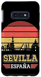 Carcasa para Galaxy S10e Sevilla España Retro Vintage Sunset Skyline Sevilla