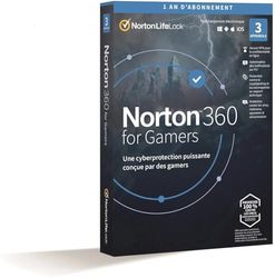 Norton 360 for Gamers 2025 | 3 enheter | 12 månader | Skickas med post