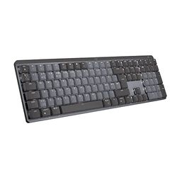 Logitech MX Mechanical Tastiera Retroilluminata Wireless Performance, Switch Lineari, Layout Scandinavo QWERTY - Grigio