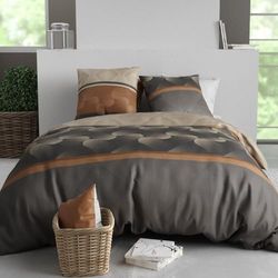 atelier du coton Jasper Duvet Cover 200 x 200 cm + 2 Pillowcases Cotton 57 Thread Count