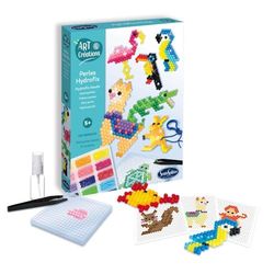Sentosphère 3920030 Bastelset Pixel Art Anhänger, Motiv Tiere, DIY Schlüsselanhänger, Kreativ-Set für Kinder ab 5 Jahren