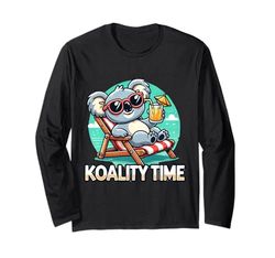 Koality Time - Relaxing Koala Fun Maglia a Manica