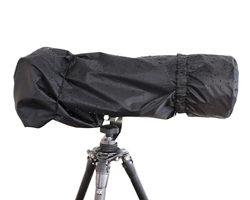 Copertura antipioggia per Nikon, copertura per obiettivo per Nikon, copertura antipioggia per fotocamera e obiettivo, copertura per obiettivo, impermeabile, nero