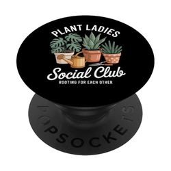 Giardinaggio del club sociale delle donne delle piante PopSockets PopGrip Adesivo