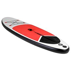 greemotion Unisex – volwassenen 133588 SUP-board, rood, wit, zwart, ca. 320 x 15 x 84 cm