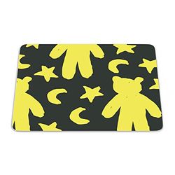 Bonamaison, Rectangle Pop Art Digital Printed Mouse Pad, Non-Slip Base, for Office and Home, Size: 22 x 18 cm
