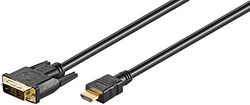 Goobay 61581 DVI-D/HDMI™ kabel verguld - DVI-D male Single-Link (18+1 pin) > HDMI™ male (type A)