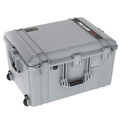 Pelican Air 1637 fodral inget skum (2020-utgåva med tryckknappsspärrar) – silver, 016370-0011-180
