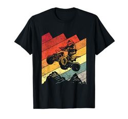 Motociclista De ATV Vintage Regalo Four Wheeler Quad Bike Camiseta