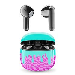 Music Sound - TWS Fantasy Bluetooth hoofdtelefoon - Capsule Design - Draadloos - Oplaadhoes - Microfoon - Afspeeltijd tot 25 uur - Verkrijgbaar in vele kleuren en patronen