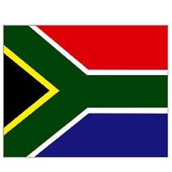 Supportershop South Flag, Bandiera del Sud Africa Unisex-Adulto, Multicolore, 150 x 90 cm